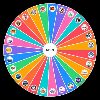 Italian Political Parties Wheel