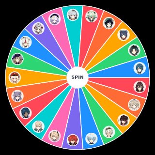 Random genshin impact Wheel