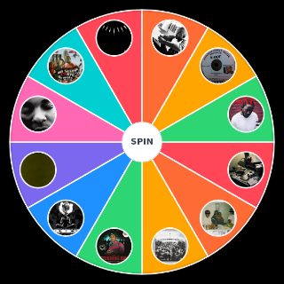 Kendrick Lamar's Discography Wheel