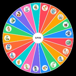 Random Pokemon Starter Wheel