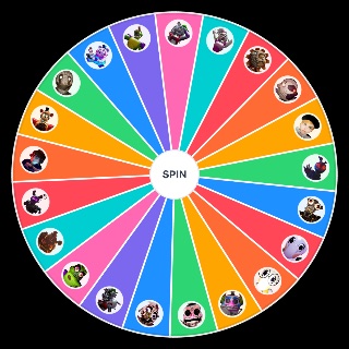 Spin the Wheel: Security Breach Characters (Transparent)