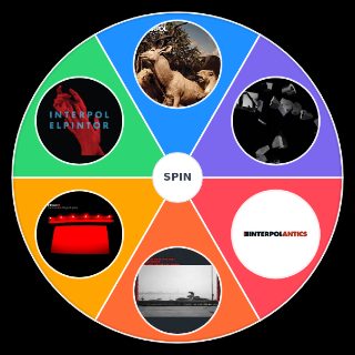 Pick a Random Interpol albums