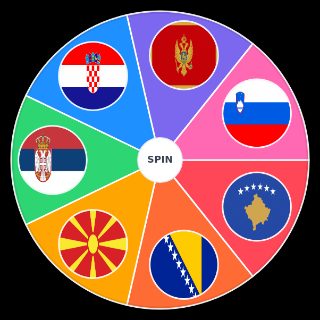 Former Yugoslav Countries Random Picker