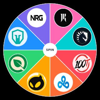 Random LCS 2024 Teams Wheel