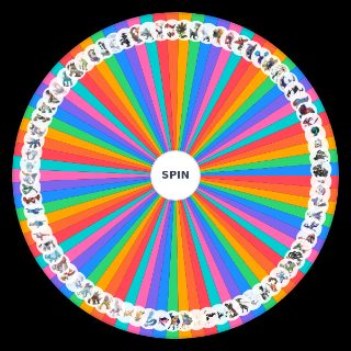 Random Legendary Pokemon (Gen 1 8) Wheel