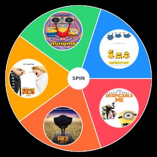 Random Despicable Me/Minions Movies Wheel