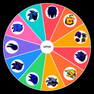 Spin the Wheel: best fnf sonic.exe songs