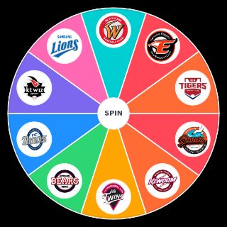 KBO Teams Wheel