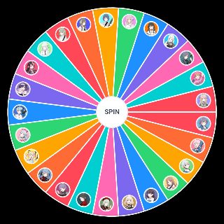 Random BanG Dream! Our Notes Characters Wheel