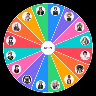 Random Danganronpa v1 characters !! Wheel