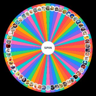 A of ALL 58 Walt Disney Animated Films Wheel