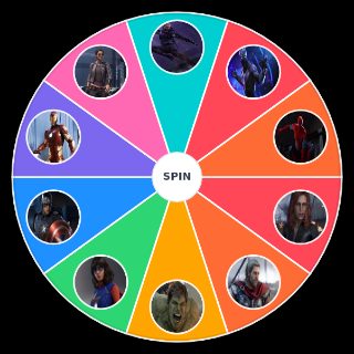 Marvel’s Avengers Game Characters Wheel