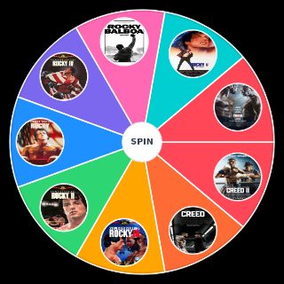 Random Peliculas Rocky Wheel