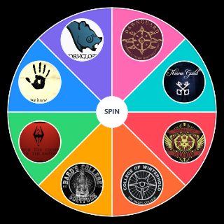 Skyrim Factions Random Generator