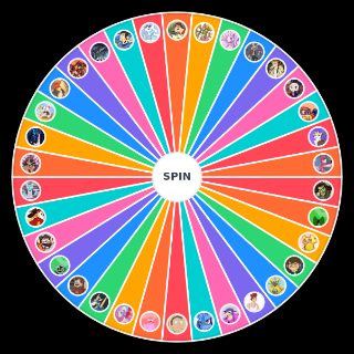 Spin the Wheel: JUST Mysts CV Characters