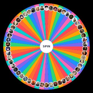 CalicoGil's top 50ish fictional characters Wheel
