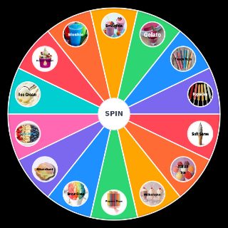 Random Frozen Desserts Wheel