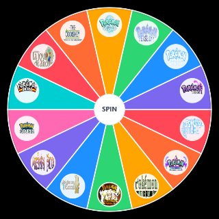 Random Fangames Pokémon Wheel