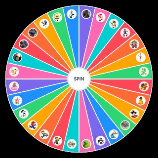 Spin the Wheel: Cute Mario Bros. Characters