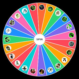 Random Ben10 aliens classicos Wheel