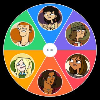 Total Drama (1 6 + Disventure Camp + RR + Reboot) Wheel