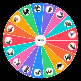 Random All Monster Hunter flagships Wheel