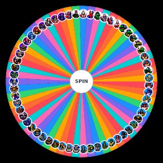 Random MMPR Power Nexus characters Wheel