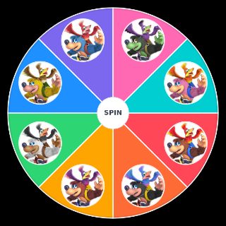 Banjo & Kazooie Alternate Costumes Wheel