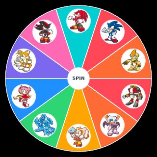 Spin the Wheel: Sonic Battle character