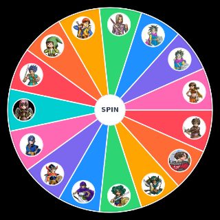 Dragon Quest Protagonists Wheel