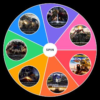 Random Transformers Live Action Movies Wheel