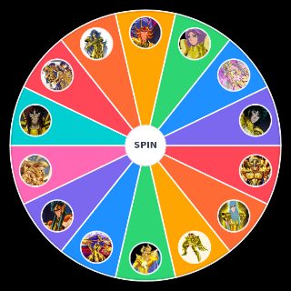 Random os cavaleiros do zodiaco Wheel