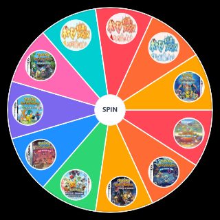 Pokemon Mystery Dungeon Games Wheel