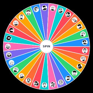 Random blue lock characters Wheel