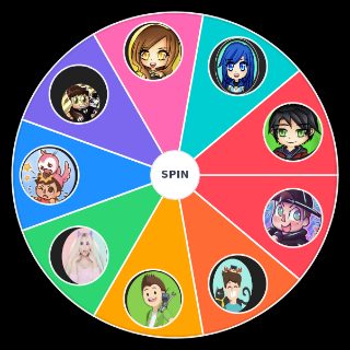 Spin the Wheel: Roblox youtubers
