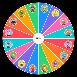 Random Animal Crossing New Horizons 2.0 Update Villagers Wheel
