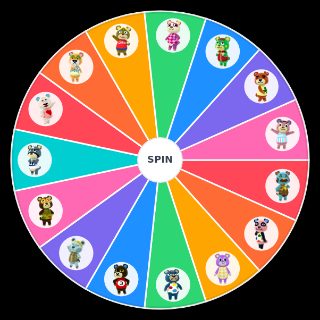 Random Animal Crossing villagers: bears Wheel