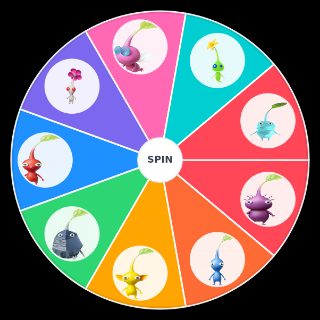 Spin the Wheel: Pikmin types (Pikmin 4)