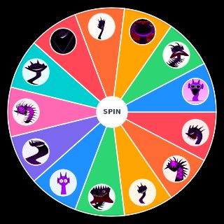 Random Sprunki durple Phases Wheel