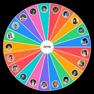 Urusei Yatsura Characters Wheel