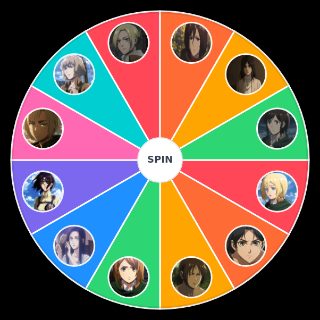 Random Hottest AOT Girls Wheel