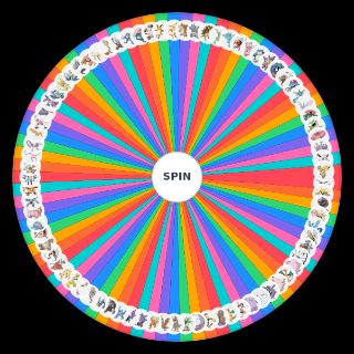 Random Pokemon Kanto Fully Evolved Wheel