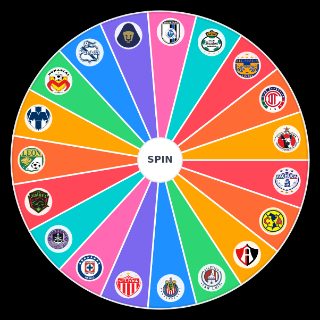 Spin the Wheel: ESCUDOS DE LA LIGA MX