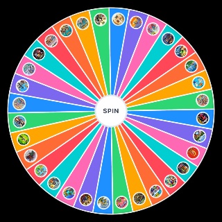 Random Dessin animé année Wheel