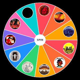 METALLICA STUDIO ALBUMS Random Generator