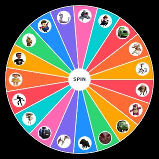 Random Pixar Animation Studios cattivi / Pixar A. S. villains Wheel