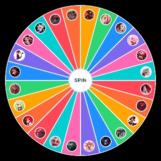 All hazbin hotel characters. Wheel