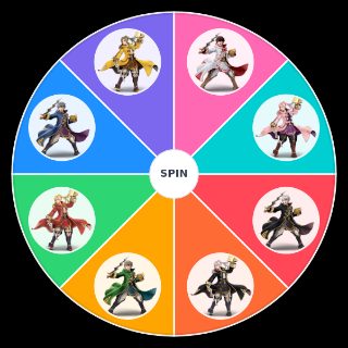 Spin the Wheel: Robin/Reflet alternate costumes