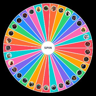 Random Damian Wayne Costumes Wheel