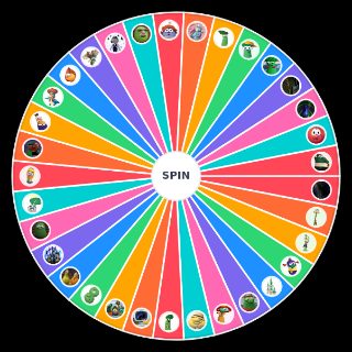 Random VeggieTales Character Wheel